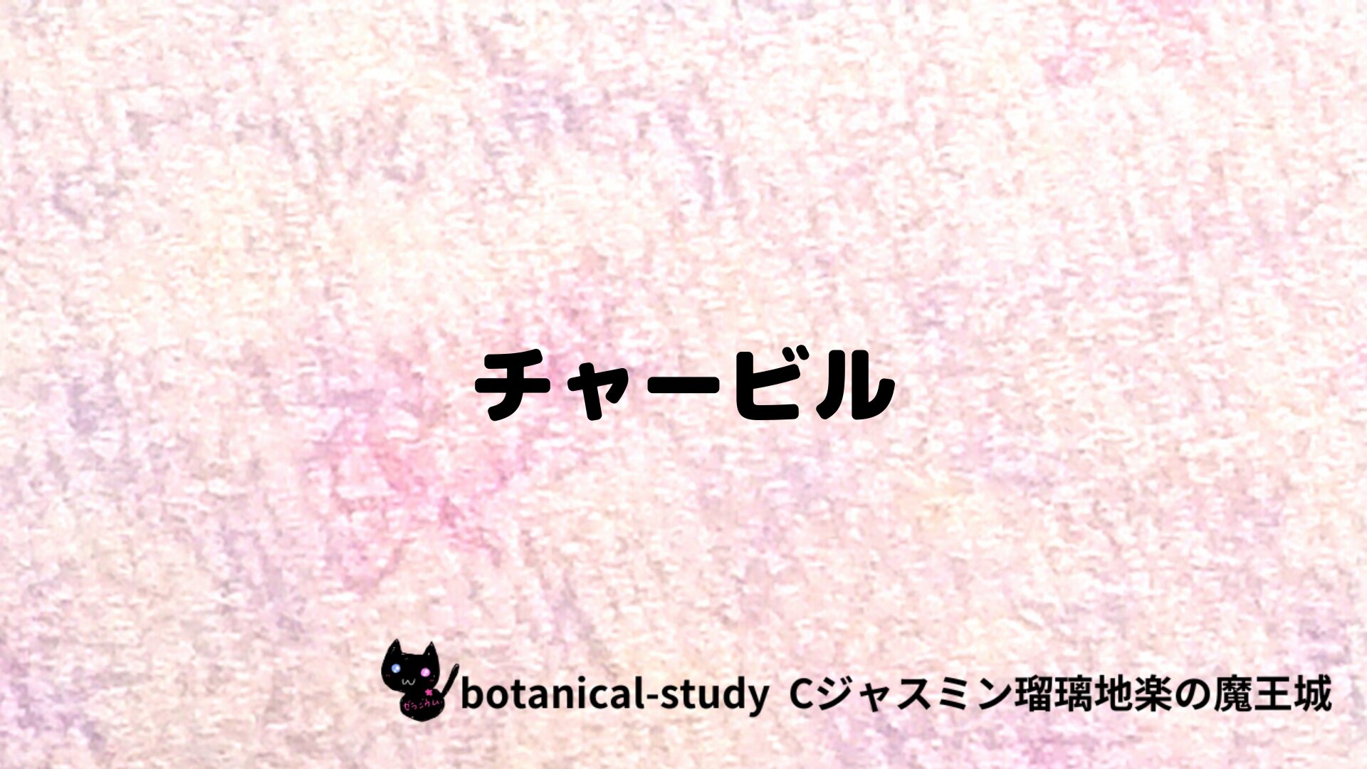 チャービルのアロマハーブプチ辞典クイズ用アイキャッチ＠botanical-study/ハーブ