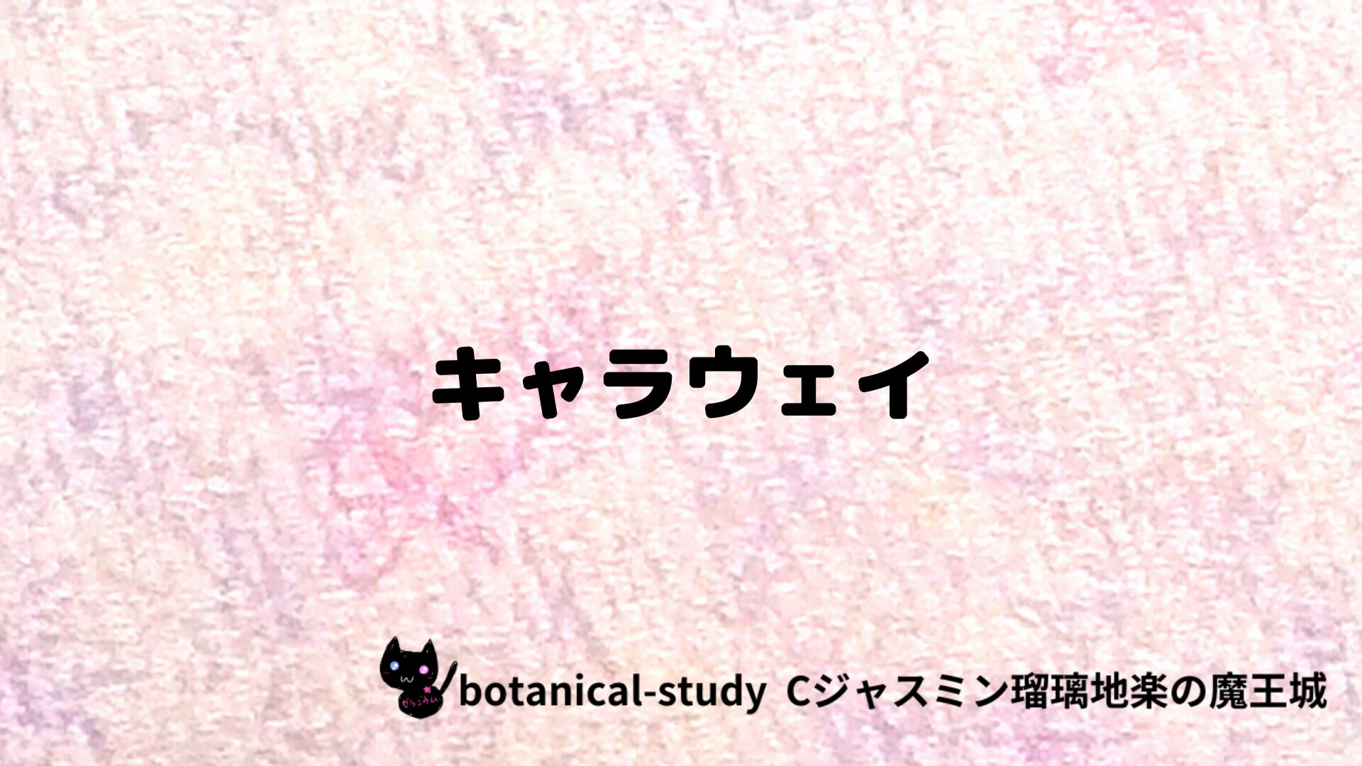 キャラウェイのアロマハーブプチ辞典クイズ用アイキャッチ＠botanical-study/ハーブ