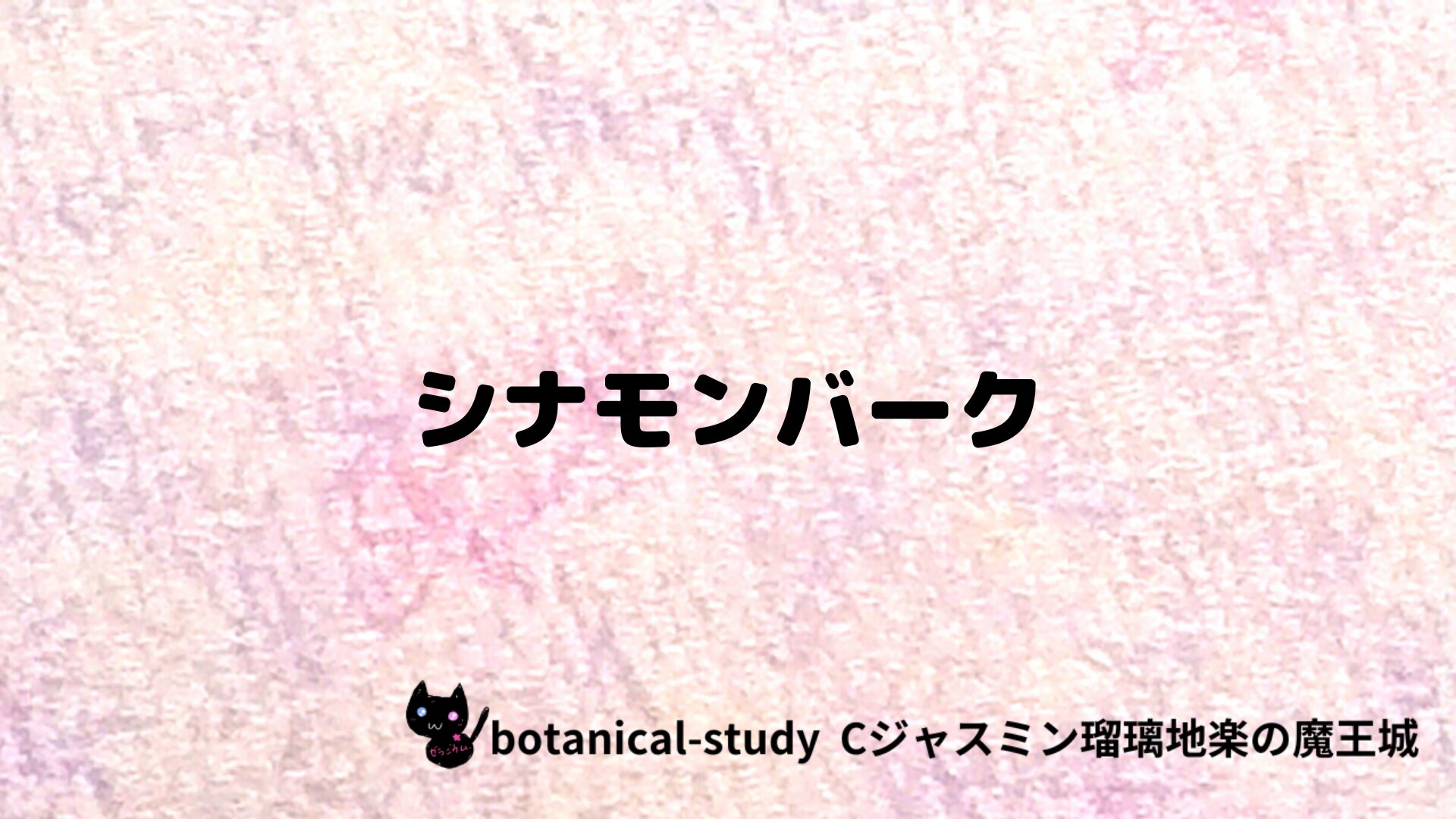 シナモンバークのアロマハーブプチ辞典クイズ用アイキャッチ＠botanical-study/ハーブ