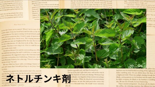 ネトルチンキ剤:プチ辞典