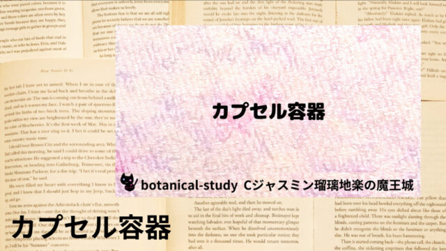 カプセル容器:プチ辞典