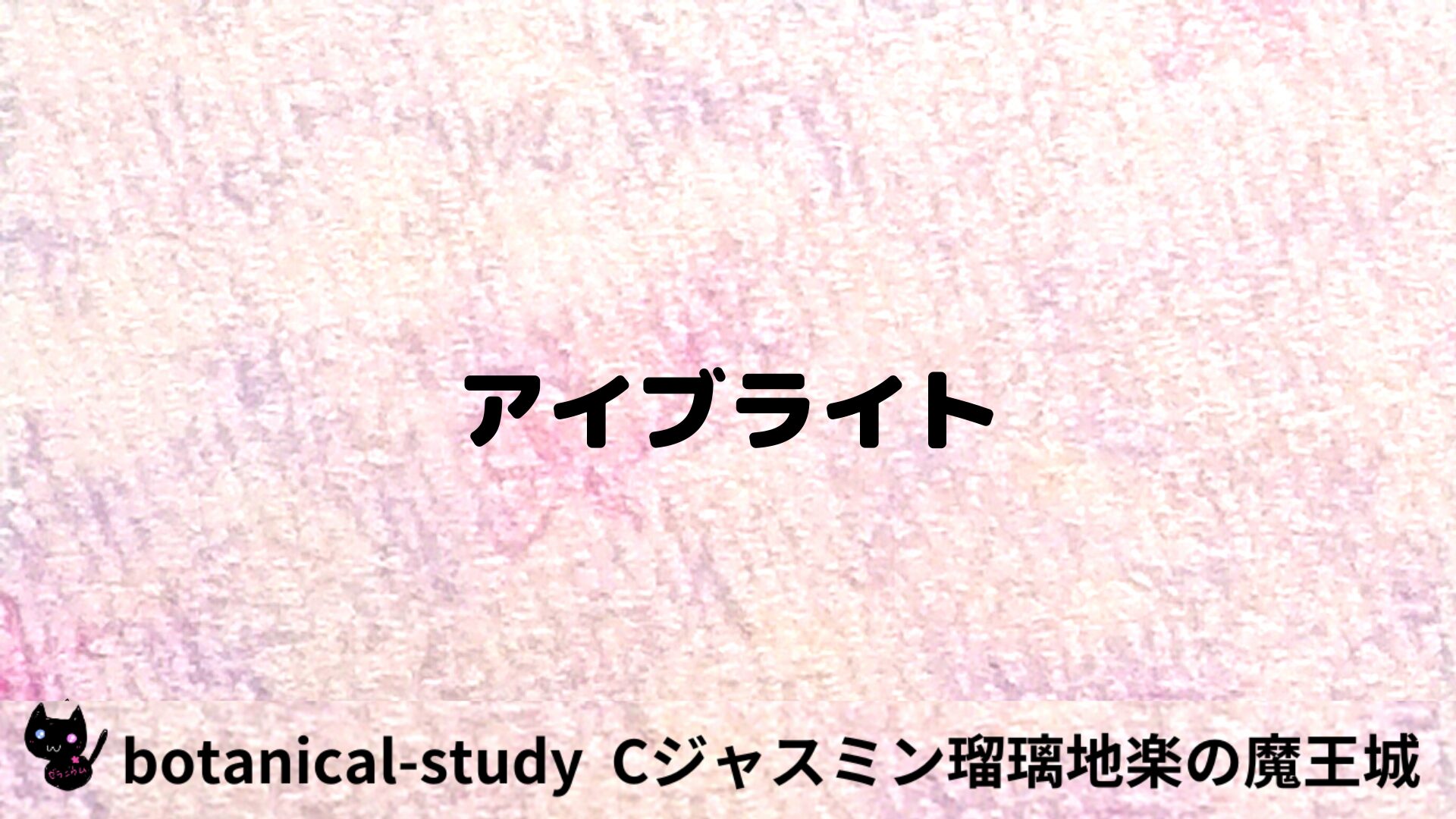 アイブライトのアロマハーブプチ辞典用アイキャッチ＠botanical-study/ハーブ