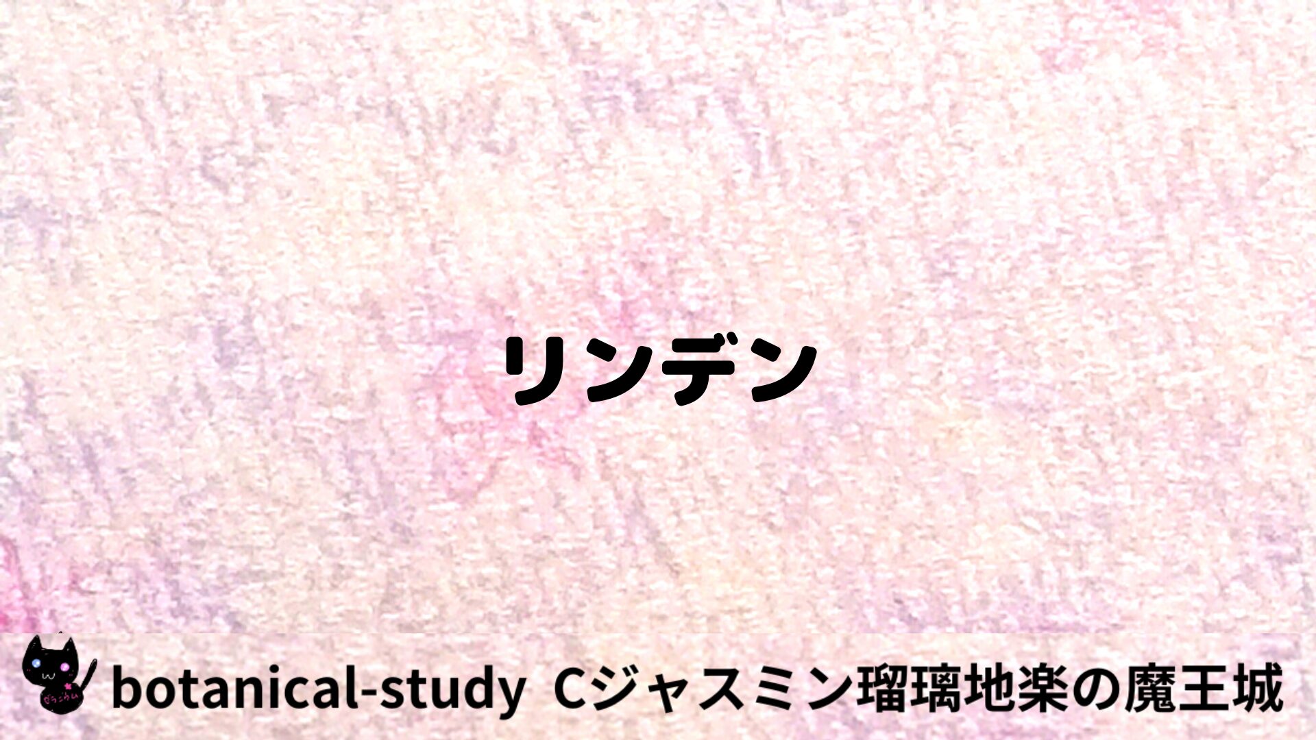 リンデンのアロマハーブプチ辞典用アイキャッチ＠botanical-study/ハーブ