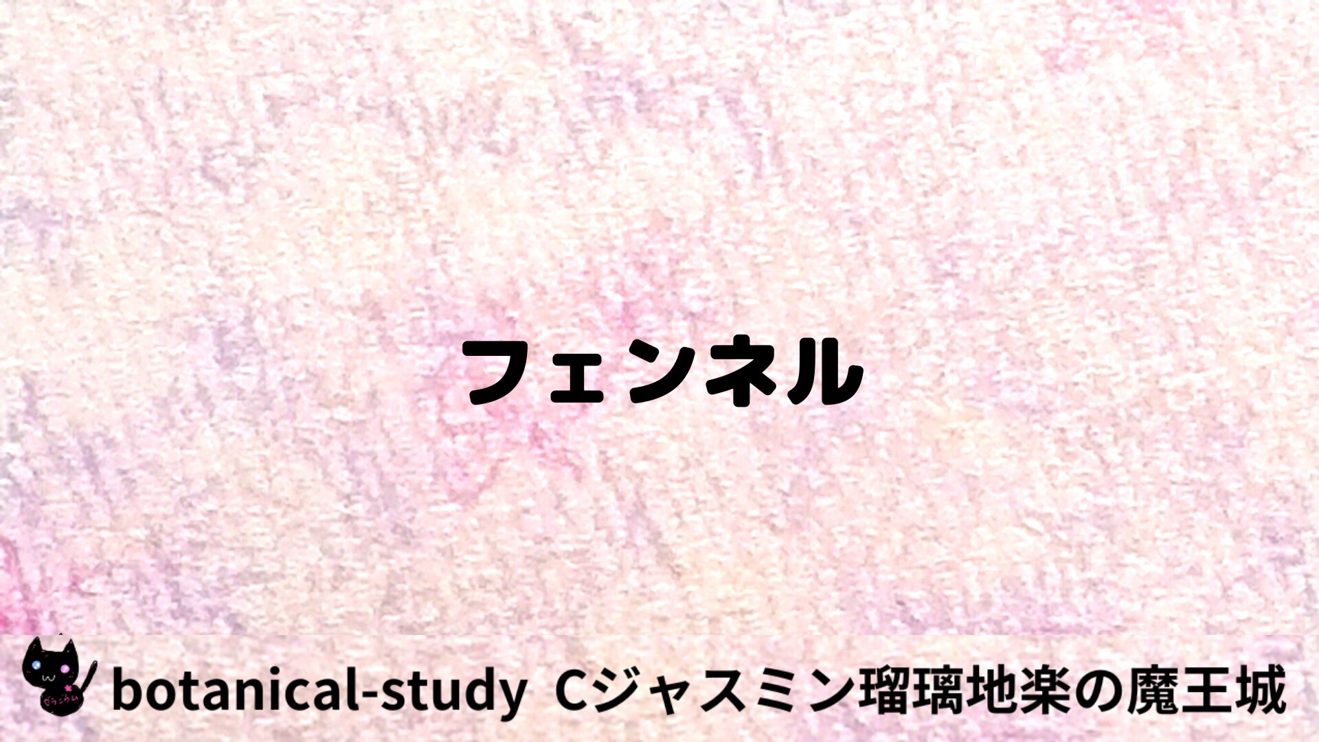 フェンネルのアロマハーブプチ辞典用アイキャッチ＠botanical-study/ハーブ