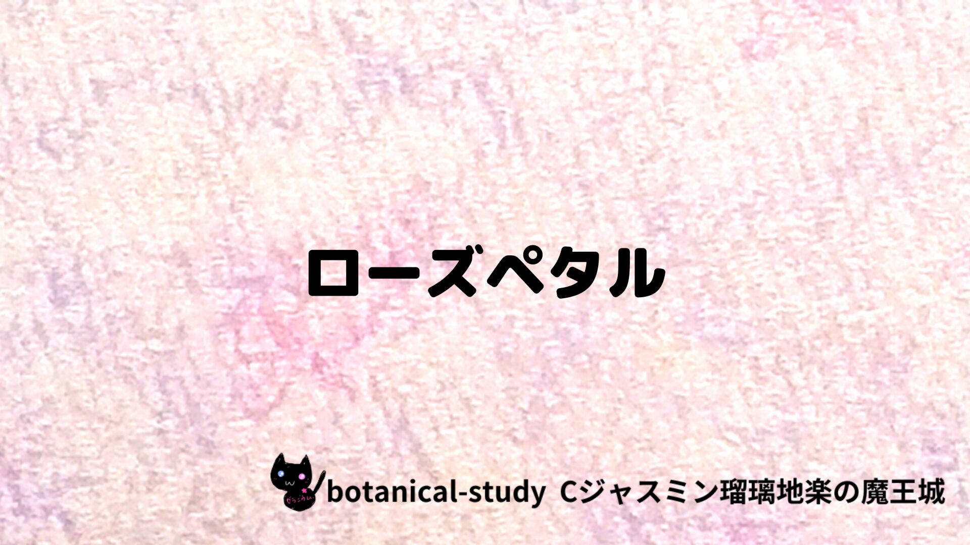 ローズペタルのアロマハーブプチ辞典クイズ用アイキャッチ＠botanical-study/ハーブ