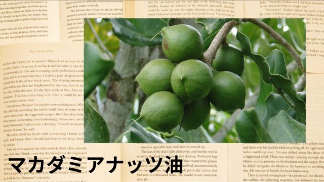 マカダミアナッツ油：プチ辞典