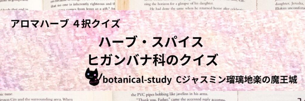 ヒガンバナ科/ハーブ・スパイス/カテゴリー＠botanical-study