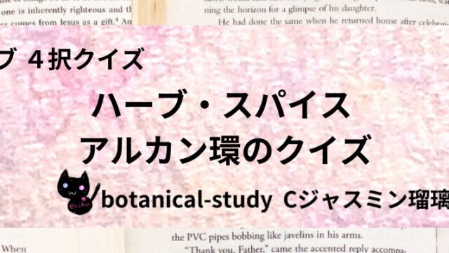 アルカン環/ハーブ・スパイス/カテゴリー@botanical-study