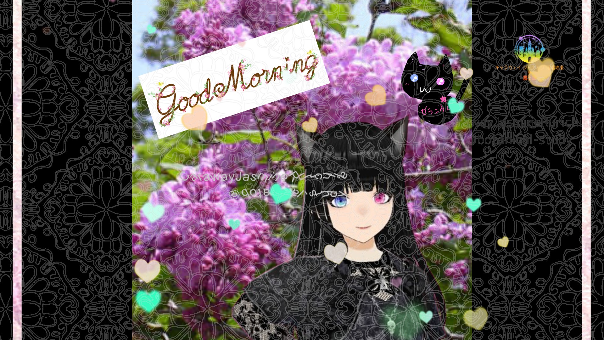 「ライラック」とCジャスミン瑠璃地楽の今日の誕生花B-5月12日@botanical-study