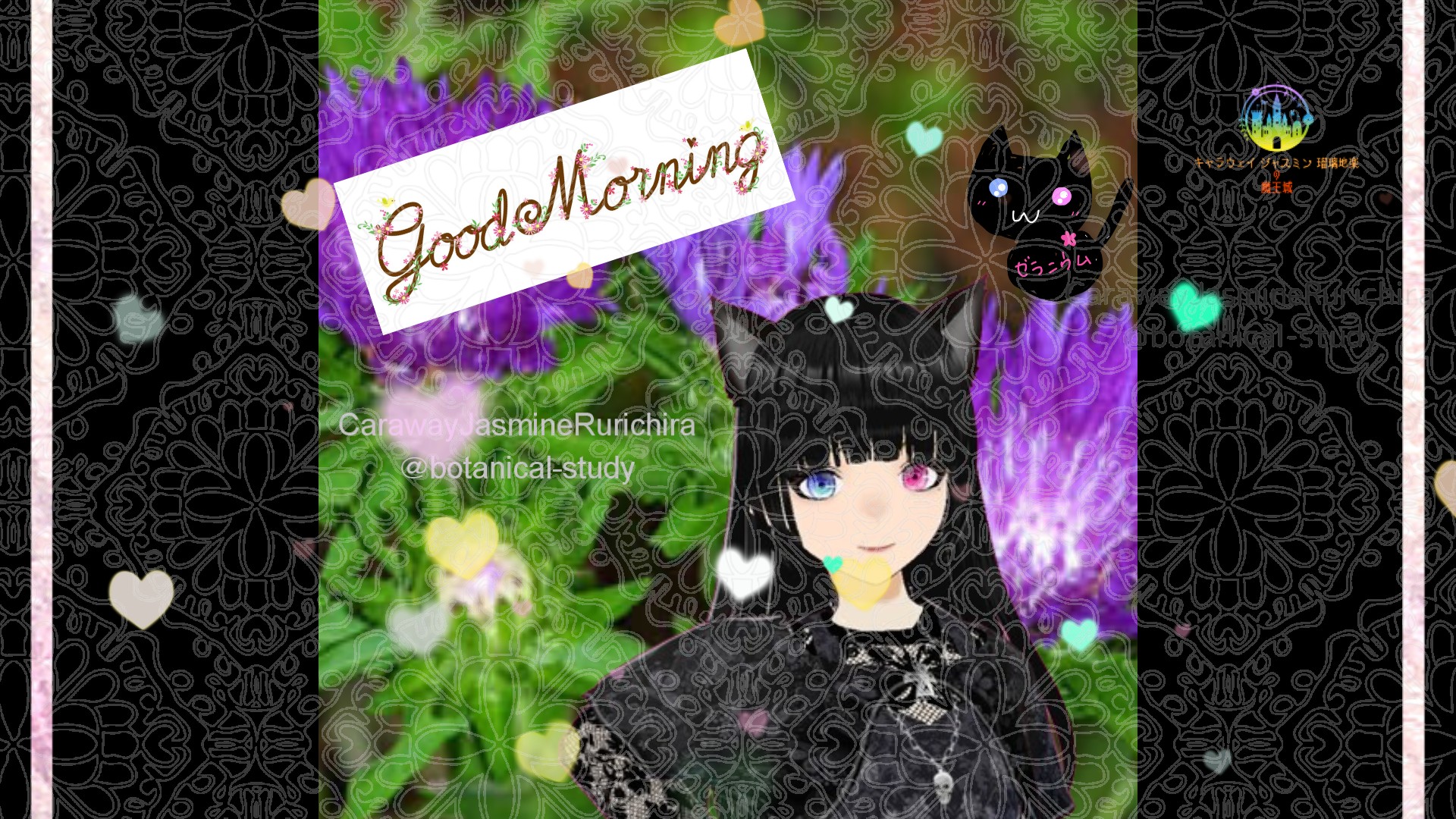 「スケトシア」7月9日とCジャスミン瑠璃地楽の今日の誕生花＠botanical-study