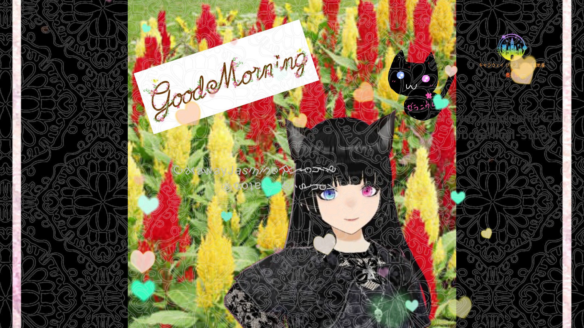 「ケイトウ」とCジャスミン瑠璃地楽の今日の誕生花B-8月28日＠botanical-study