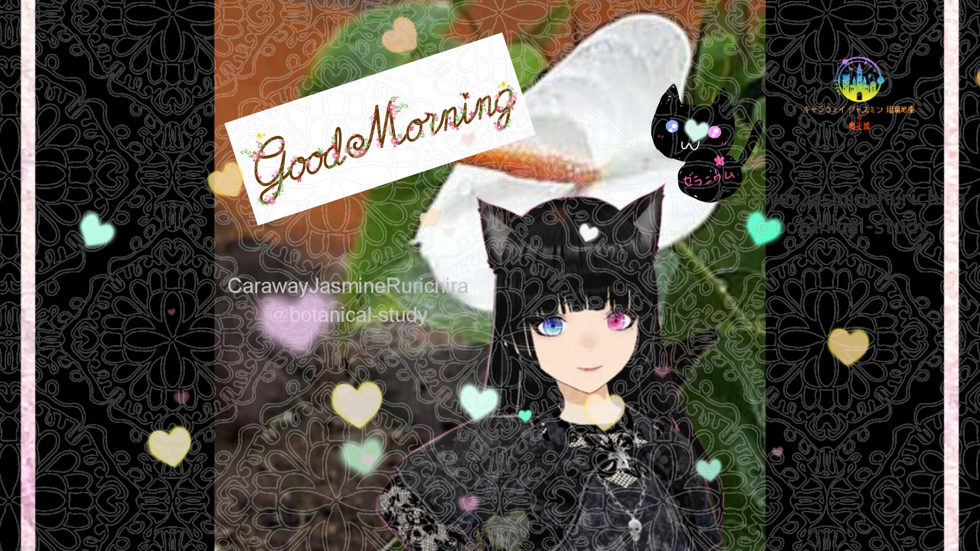 「アンスリウム」とCジャスミン瑠璃地楽の今日の誕生花B-8月25日＠botanical-study