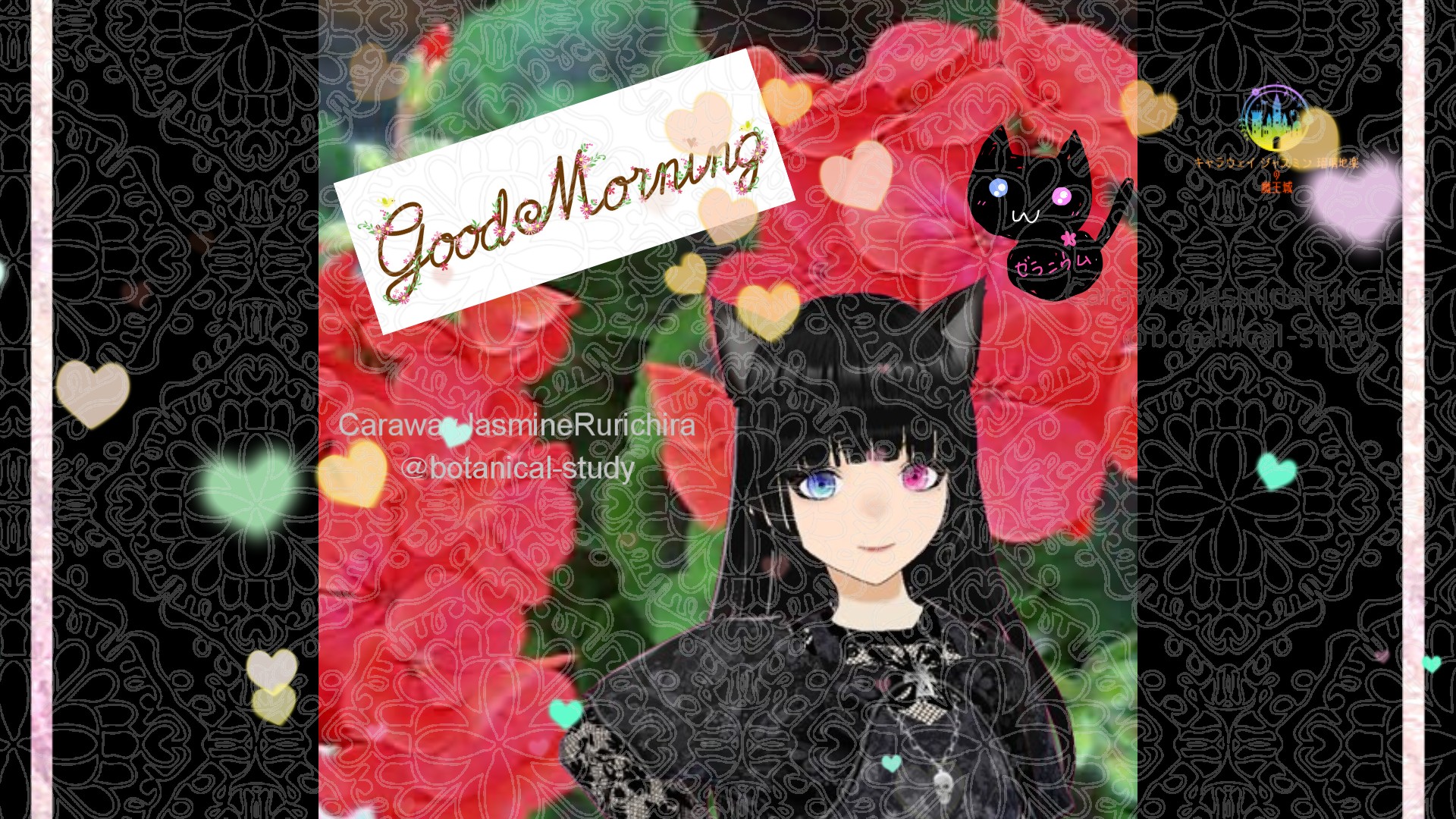 「ゼラニウム/赤」8月11日Rゼラニウム瑠璃地楽と今日の誕生花とおはようメッセージ＠botanical-study