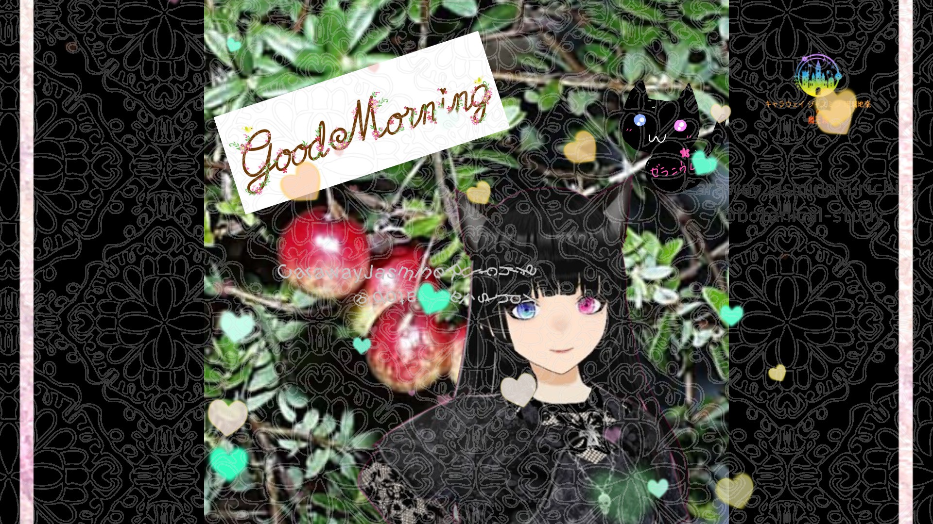 「ツルコケモモ」とCジャスミン瑠璃地楽の今日の誕生花B-10月18日＠botanical-study