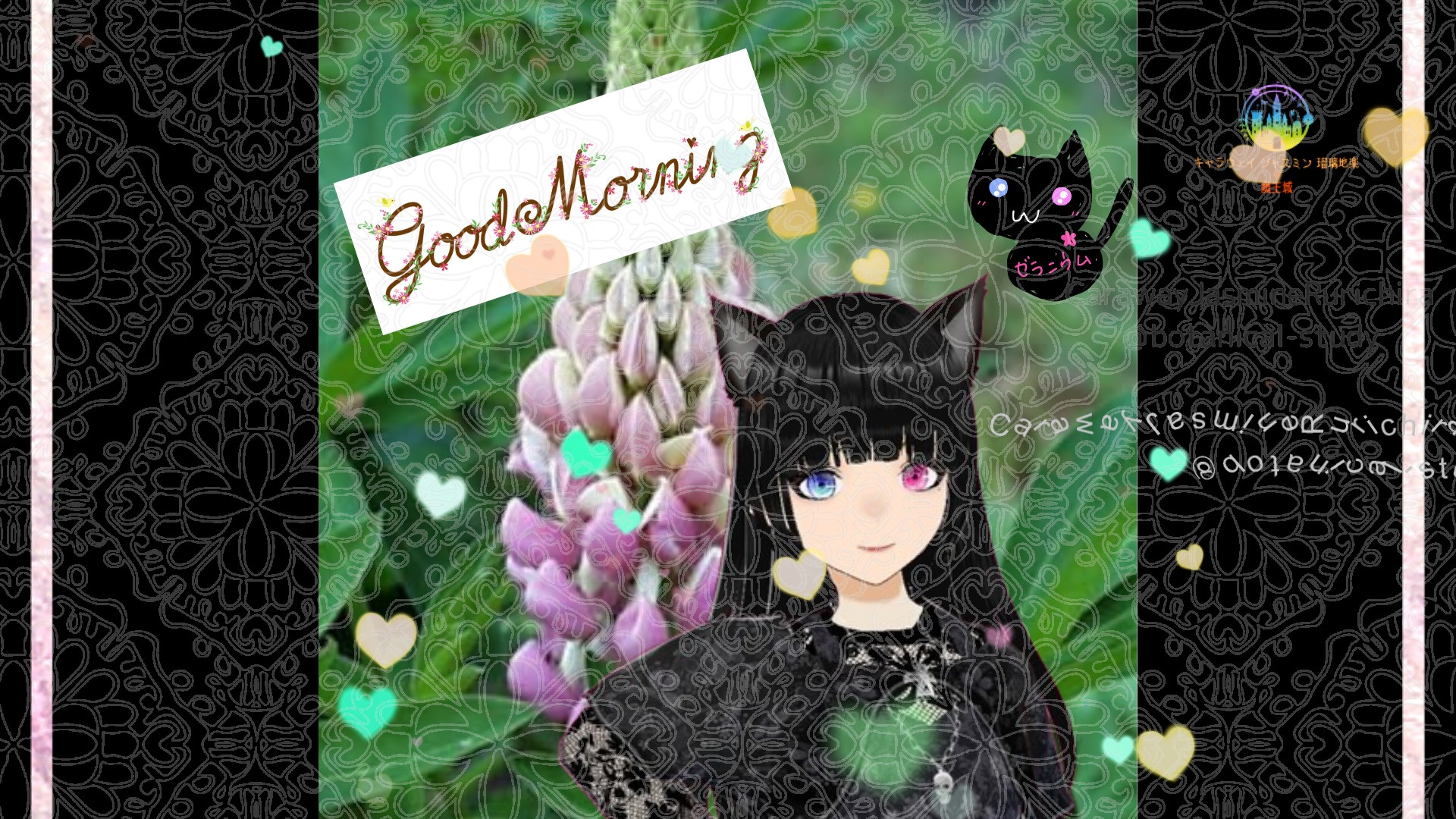 「ルピナス」とCジャスミン瑠璃地楽の今日の誕生花B-11月2日＠botanical-study