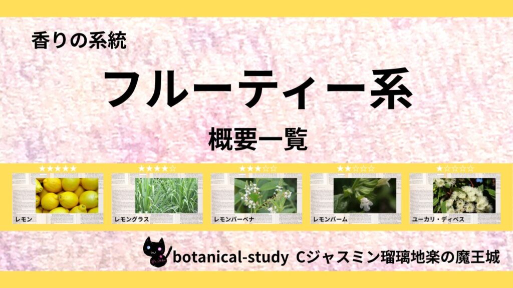 fruity-essential-oils-list‐botanical-study