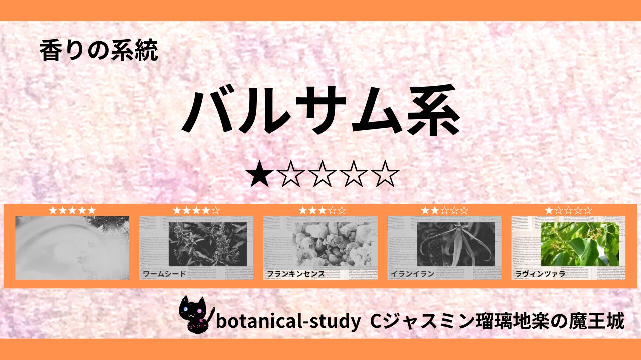 balsam-essential-oils-1-list‐botanical-study