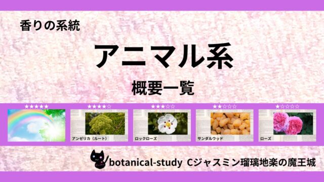 animal-essential-oils-list‐botanical-study