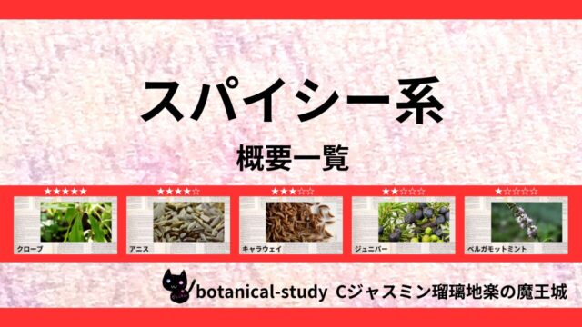 spicy-essential-oils-list‐botanical-study
