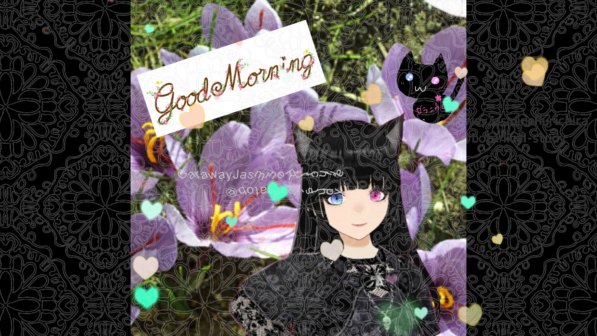 「サフラン」とCジャスミン瑠璃地楽の今日の誕生花B-1月24日＠botanical-study