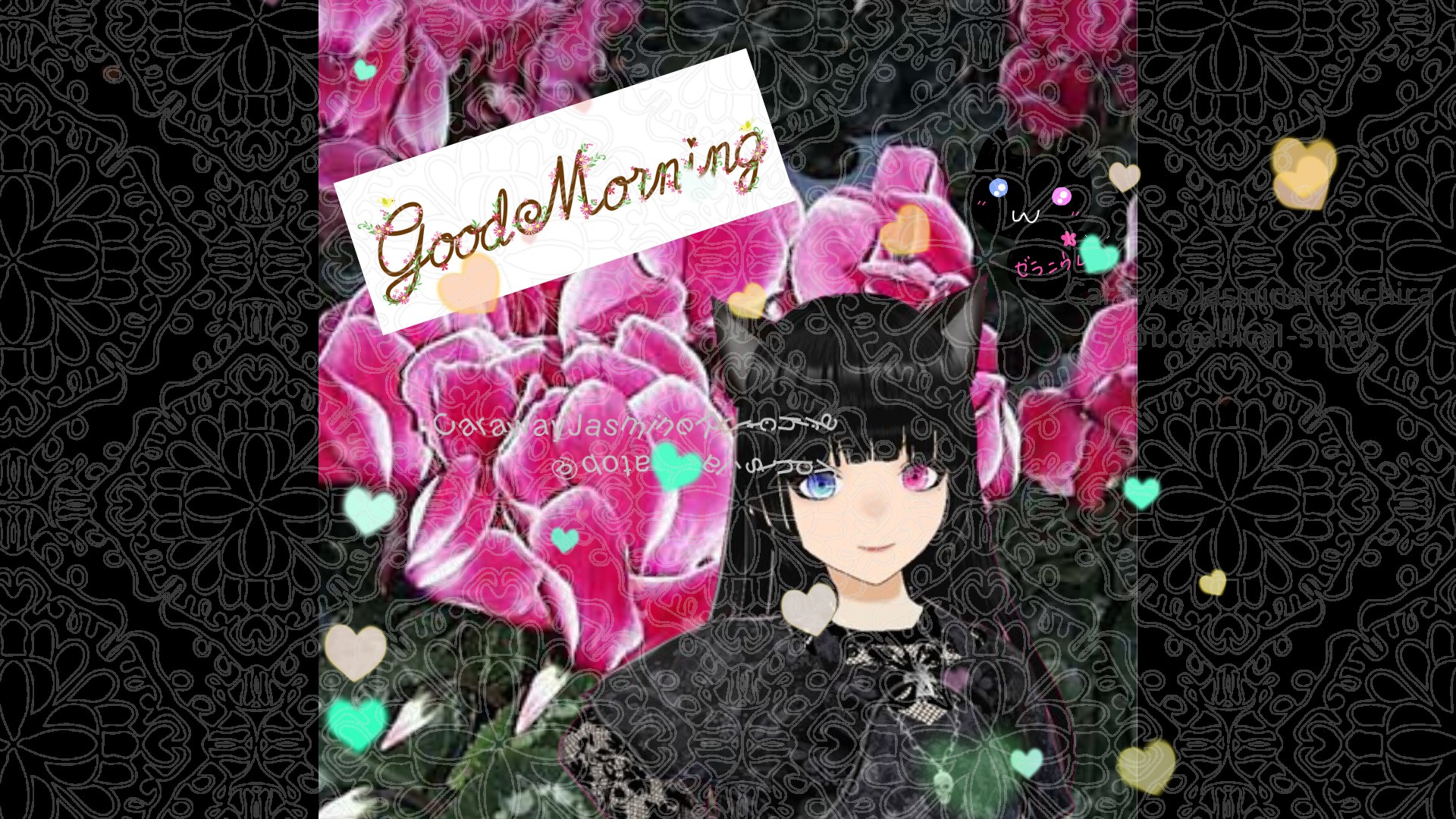 「シクラメン」とCジャスミン瑠璃地楽の今日の誕生花B-1月14日＠botanical-study