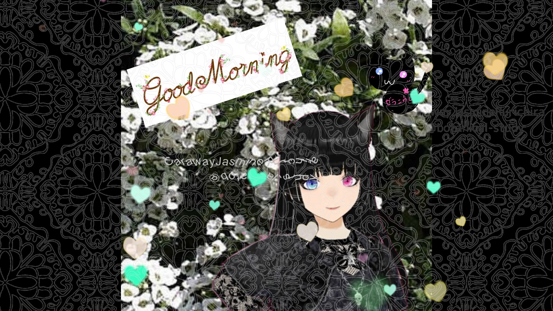 「ニワナズナ」とCジャスミン瑠璃地楽の今日の誕生花B-1月12日＠botanical-study