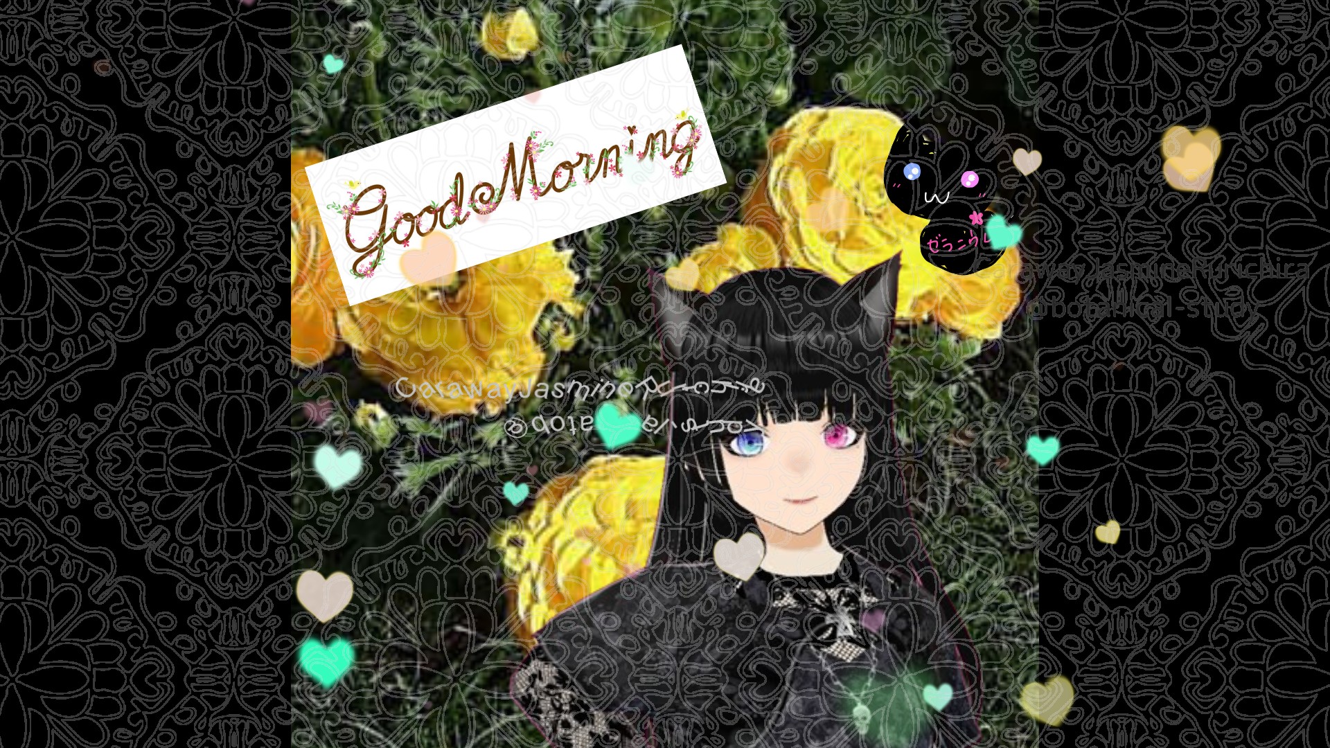 「ラナンキュラス」とCジャスミン瑠璃地楽の今日の誕生花B-1月20日＠botanical-study