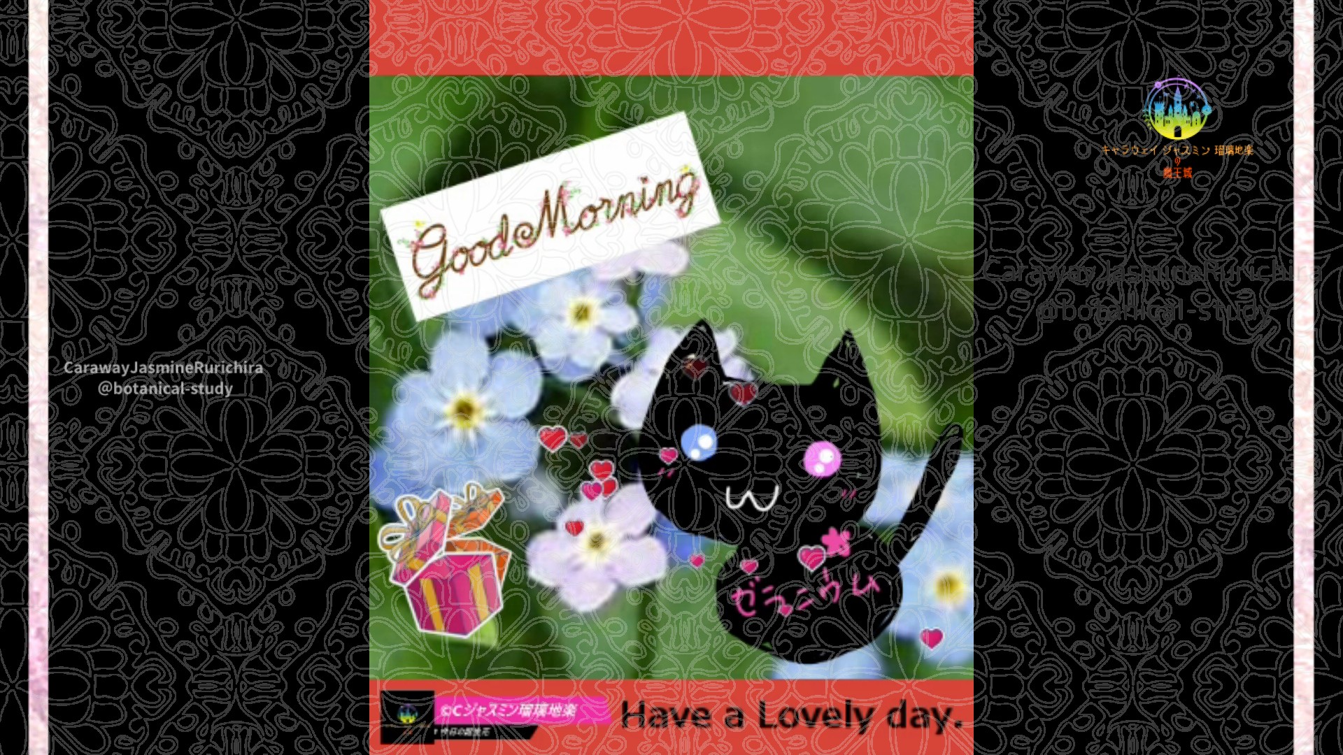 「ワスレナグサ」4月6日とCジャスミン瑠璃地楽の今日の誕生花＠botanical-study